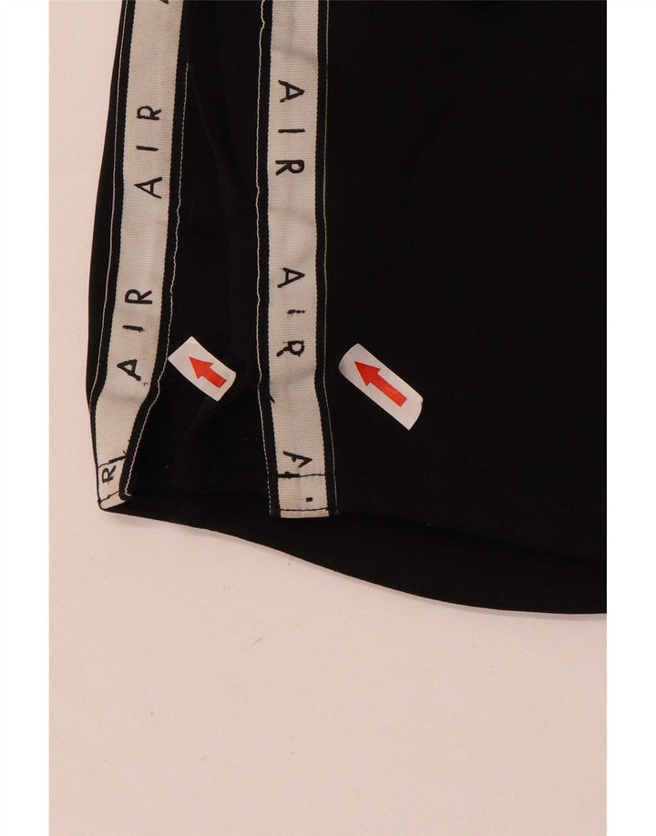 Pantaloni scurti sport grafic Nike pentru femei UK 14 Medium Black Colorblock Poliester