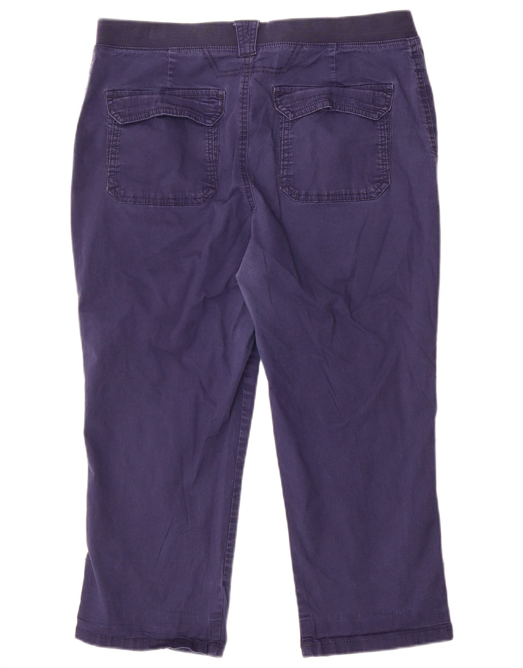 Pantaloni Capri pentru femei Lee, cu croiala relaxată, US 14 XL W36 L23, bleumarin, bumbac