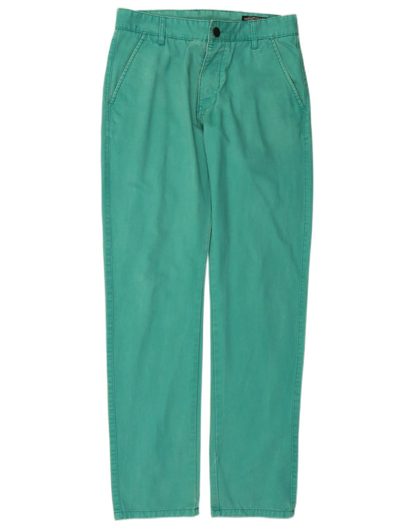 Pantaloni chino slim pentru bărbați JACK & JONES L32 L34 bumbac verde