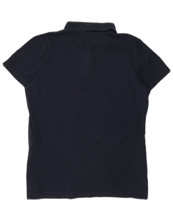 Tricou polo Tommy Hilfiger pentru femei, cu ajustare clasică, UK 18 XL, bumbac bleumarin