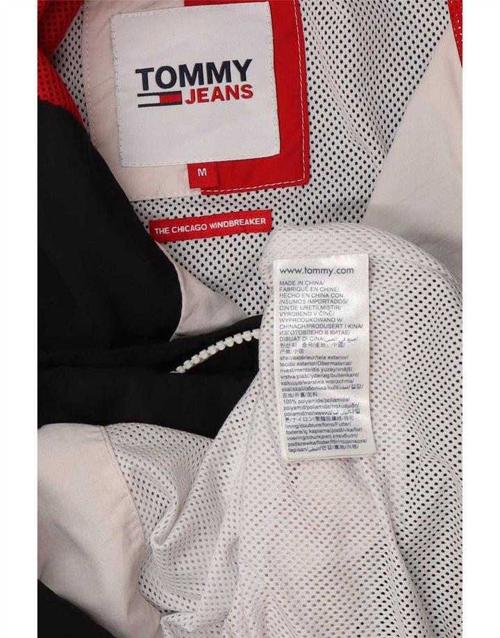 Jachetă de vânt pentru bărbați Tommy Hilfiger UK 38 Medium White Colorblock