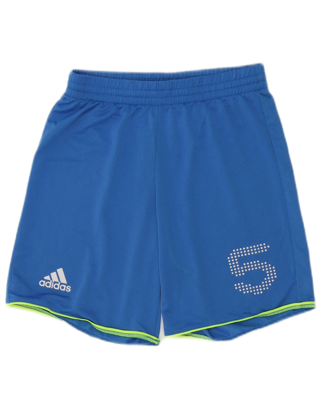 Pantaloni scurți sport grafic Adidas pentru bărbați, mici, albastru, poliester