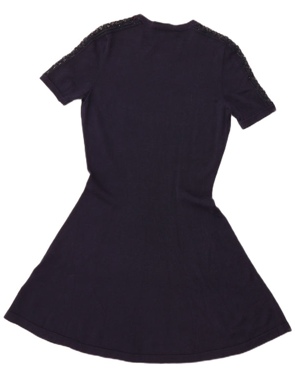 TOMMY HILFIGER Rochie tricou pentru femei UK 14 Mare Bumbac bleumarin