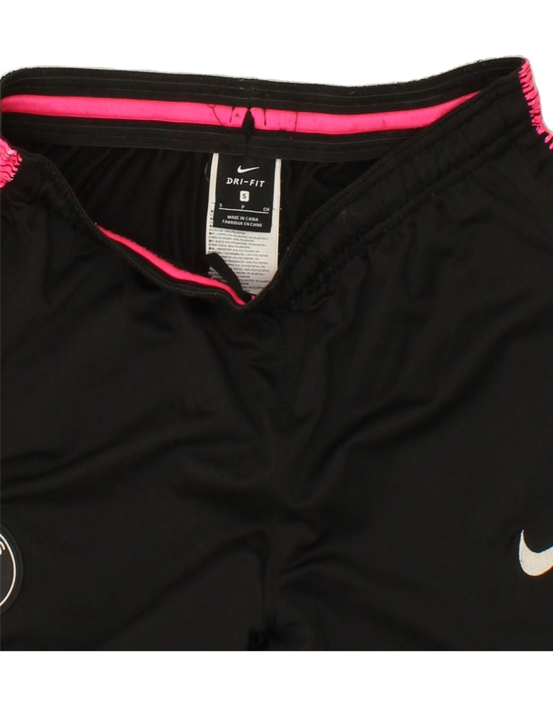 NIKE Womens Paris Saint- Germain Tracksuit Trousers UK 10 Small Black Vintage Nike and Second-Hand Nike from Messina Hembry 
