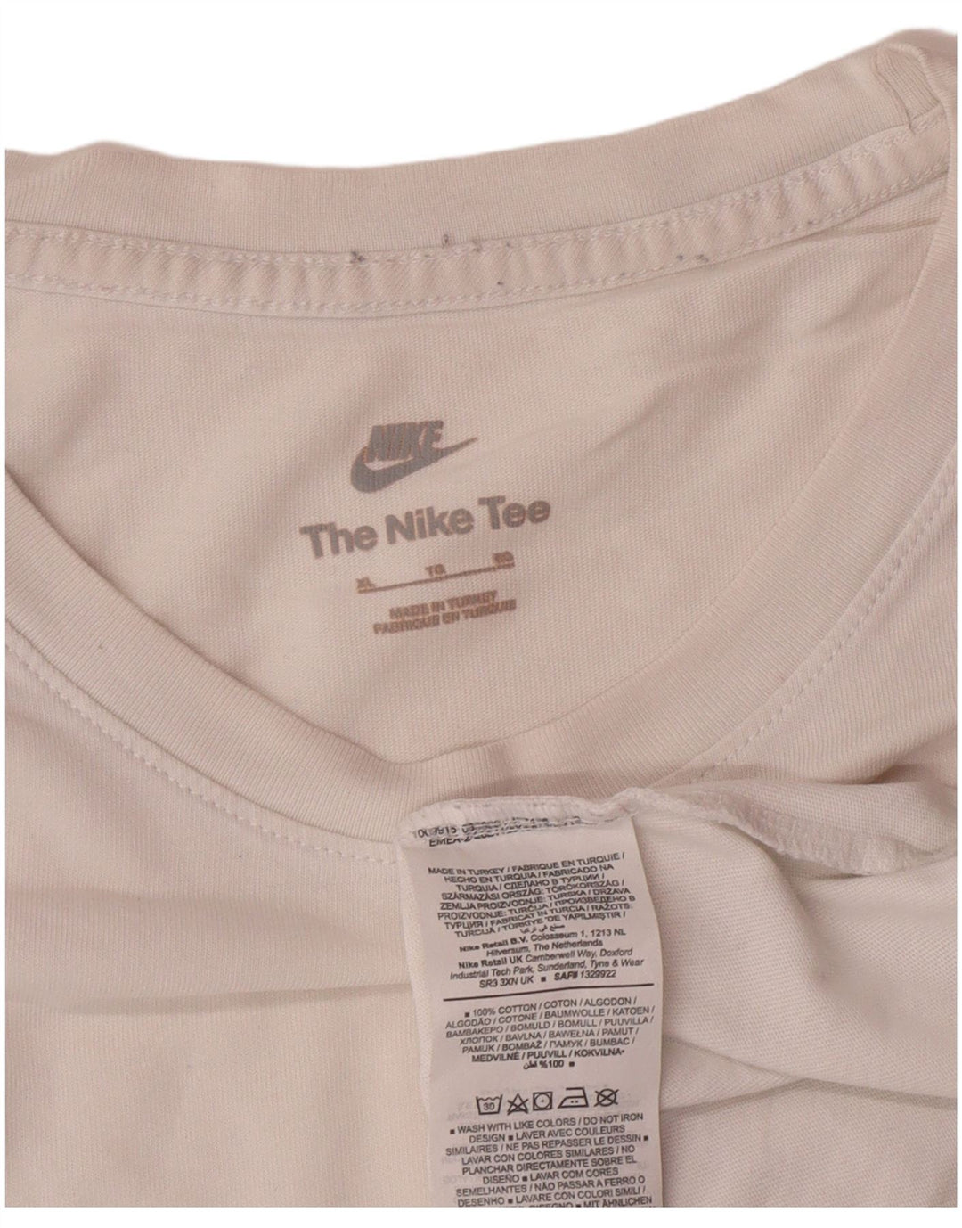 Tricou grafic pentru bărbați NIKE Top XL Bumbac alb