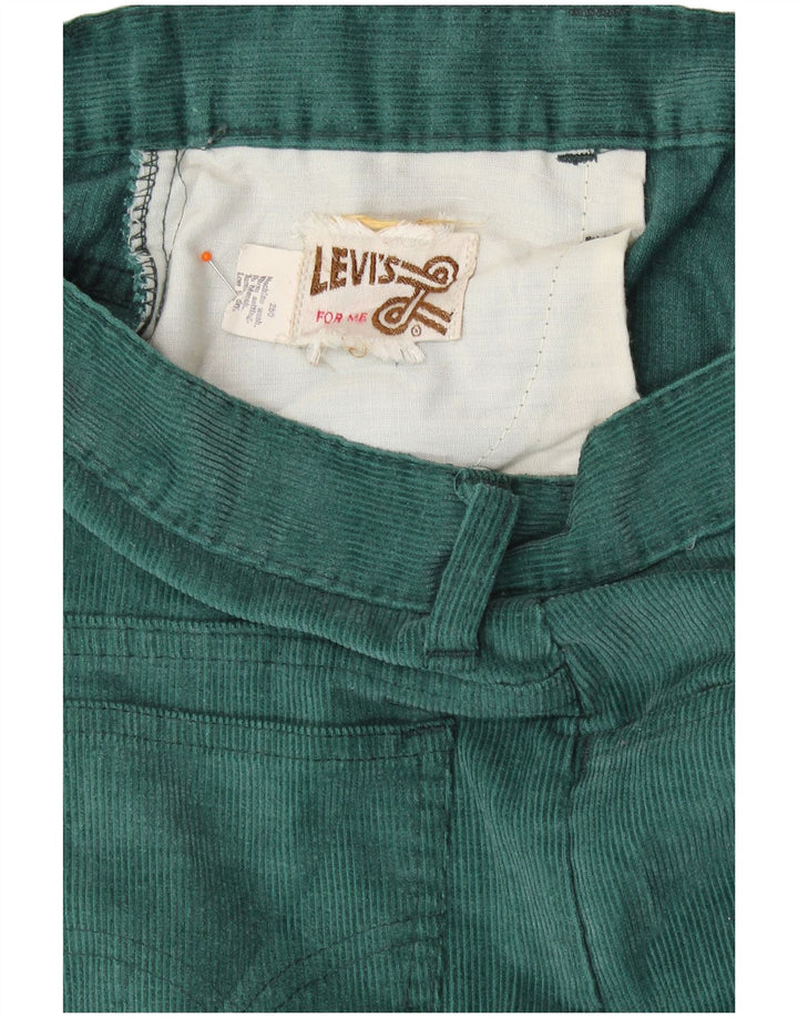 Pantaloni Levi's pentru femei Bootcut din velur W28 L30 verde