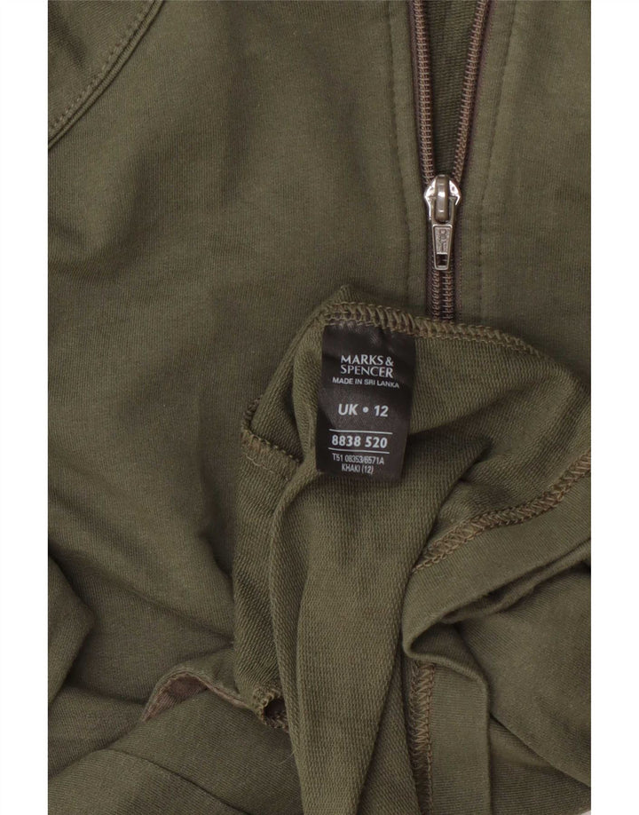 Jachetă de trening pentru femei Marks & Spencer UK 12 Bumbac kaki mediu