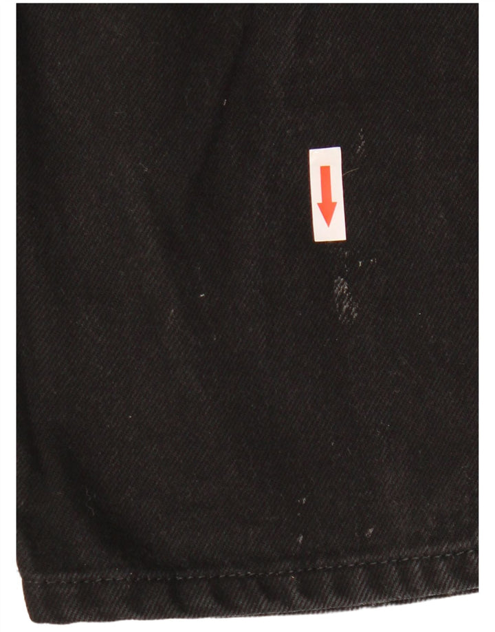 Levi's Mens 522 Straight Jeans W32 L25 Black Cotton