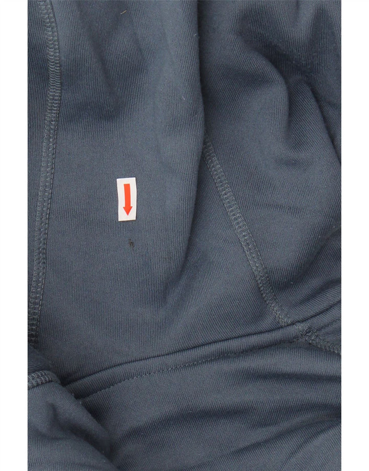 MOUNTAIN WAREHOUSE Pulover cu glugă cu fermoar pentru bărbați, poliester albastru 2XL