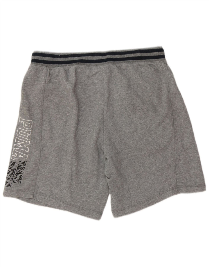 Pantaloni scurți Puma Graphic Sport pentru bărbați, mari, gri, bumbac