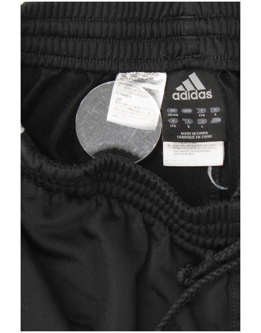 Pantaloni de trening pentru bărbați Adidas Pantaloni de jogging UK 38/40 Medium Black Colorblock