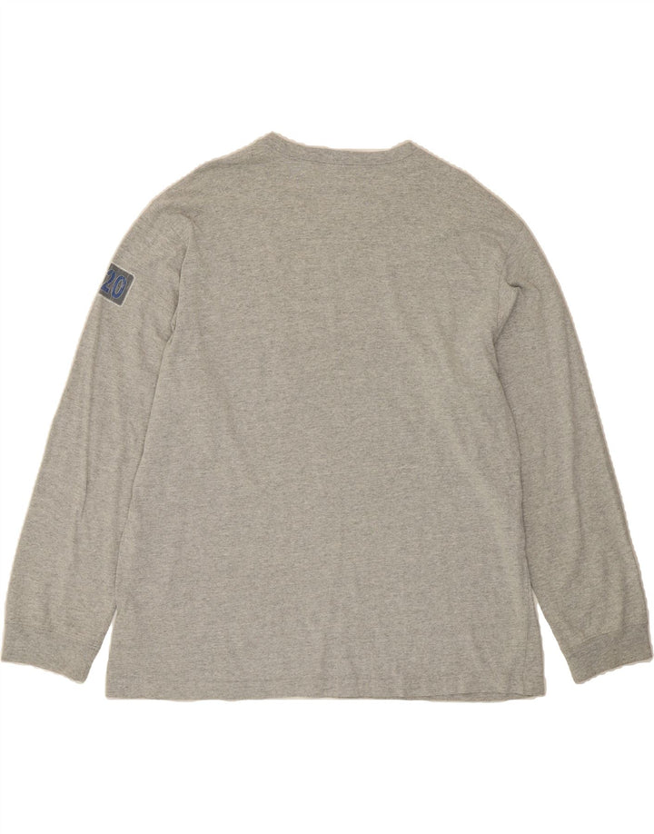 EDDIE BAUER Mens T-Shirt Top Large Grey Cotton Vintage Eddie Bauer and Second-Hand Eddie Bauer from Messina Hembry 