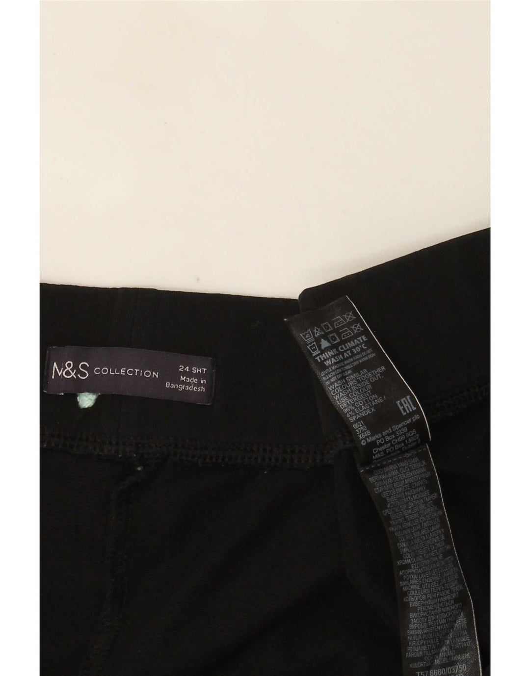 Leggings pentru femei Zara UK 24 4XL bumbac negru