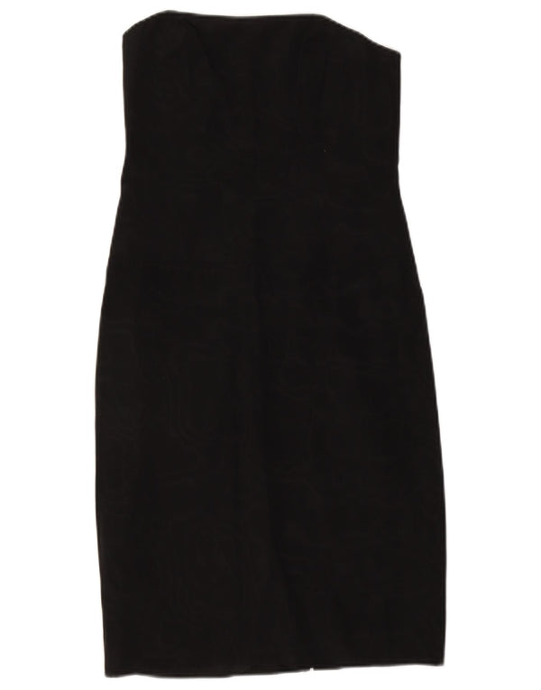 Intrend Rochie fără bretele pentru femei UK 8 Small Black Acetat