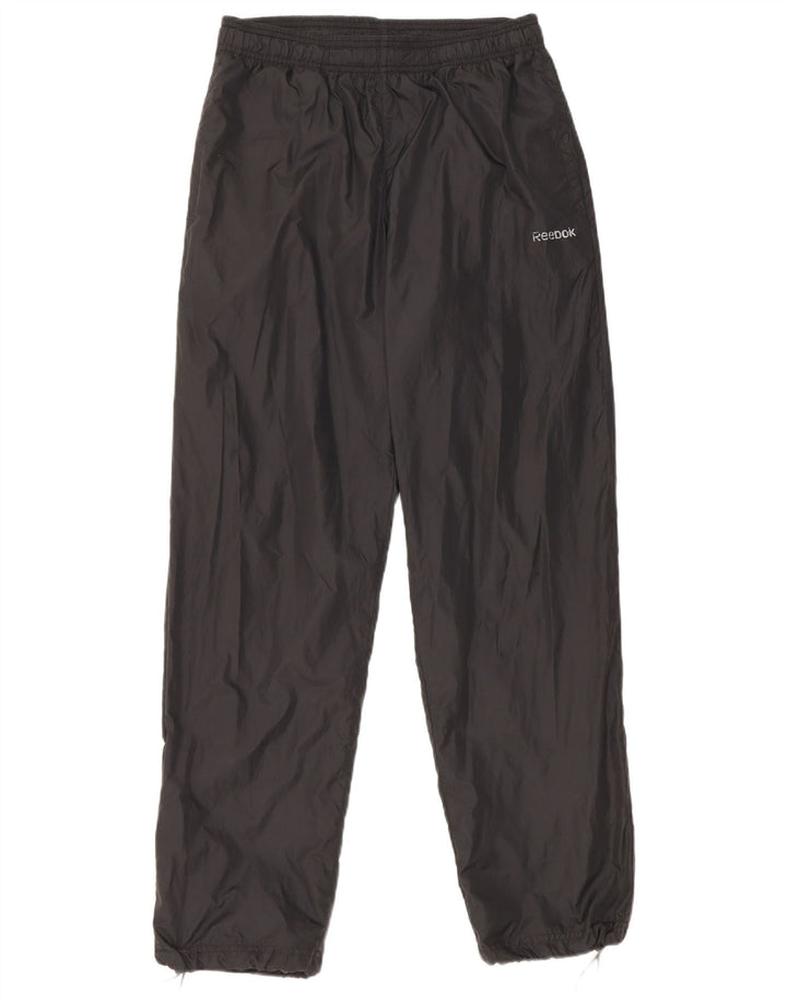 Pantaloni de trening Reebok pentru bărbați, poliamidă neagră medie