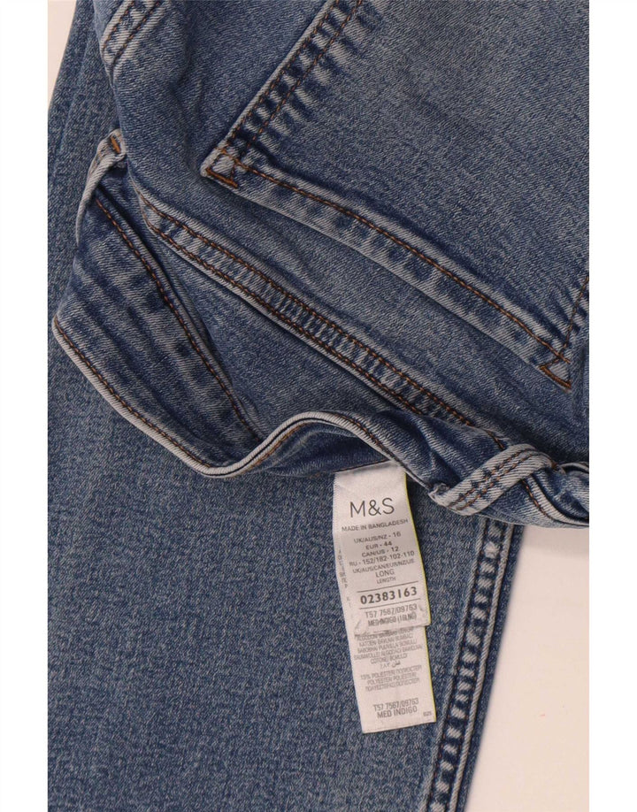 Marks & Spencer pentru femei The Eva Bootcut Jeans UK 16 Large W34 L30 Blue