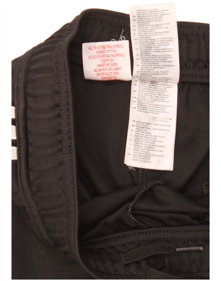 Pantaloni de trening Adidas baieti 11-12 ani poliester negru