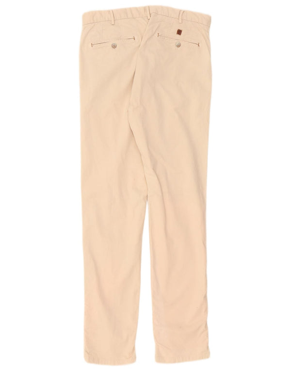Massimo Dutti Pantaloni chino pentru bărbați slim fit EU 42 Large W32 L34 Bej Bumbac