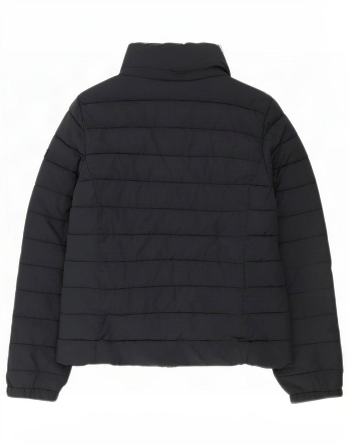 Jachetă căptușită Superdry pentru femei UK 10 Small, bleumarin, poliester