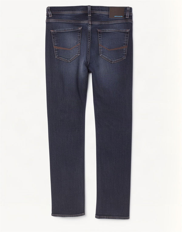 Jeans conici pentru bărbați Pierre Cardin Lyon W32 L32 bumbac bleumarin