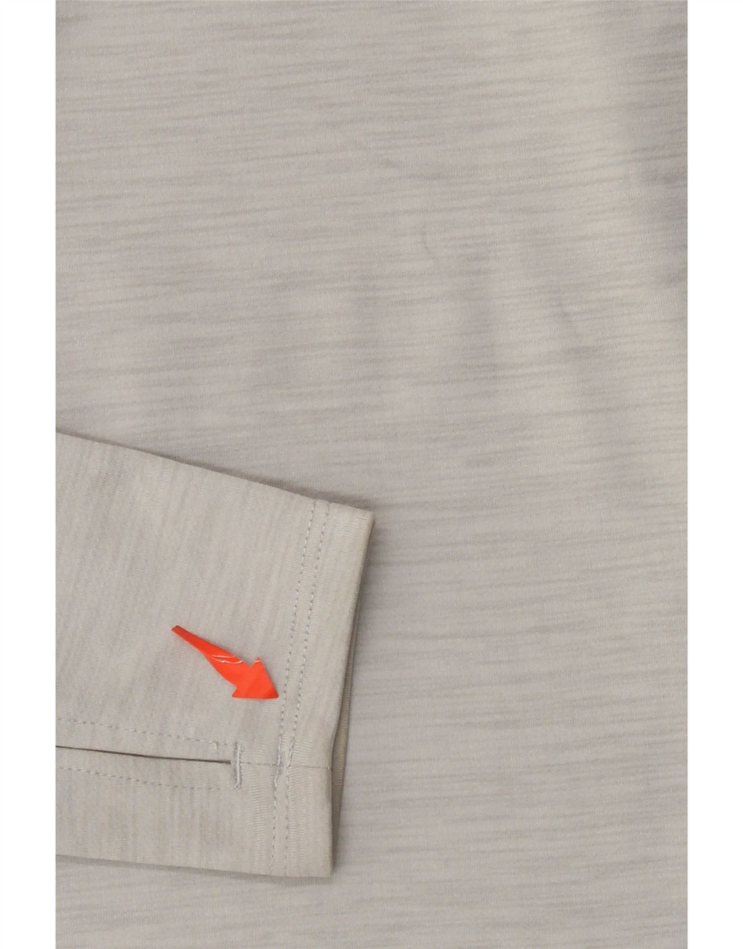 Top de trening pentru bărbați Dri Fit, cu fermoar și gât, cu pulover, mic, gri