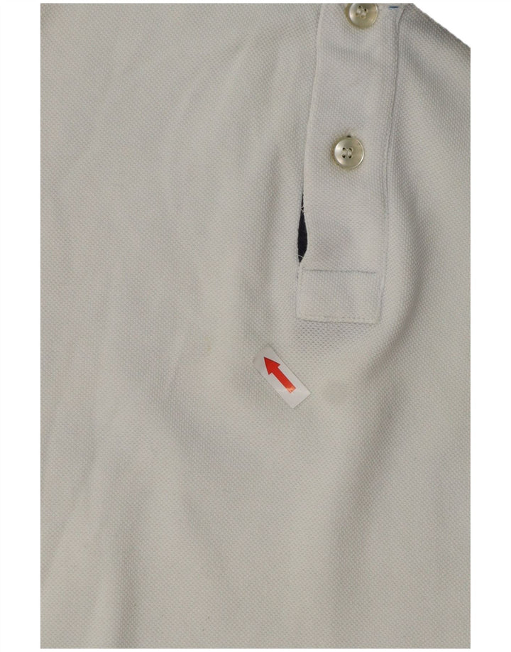 Tricou polo North Sails Rugby pentru bărbați, bumbac alb mediu