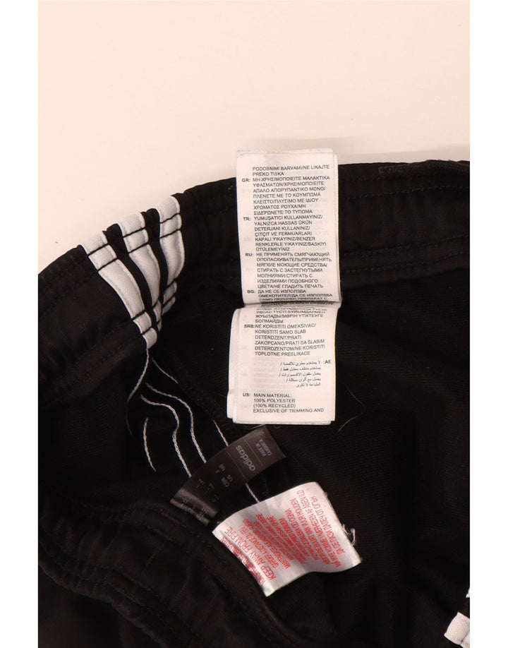 Pantaloni de trening ADIDAS pentru baieti 13-14 ani poliester negru