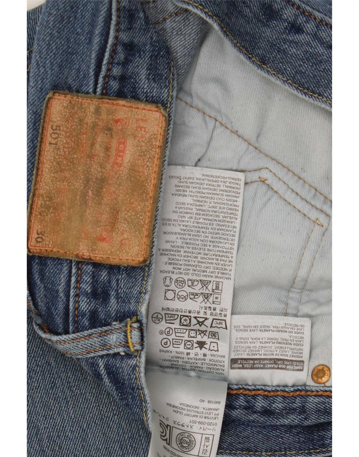Blugi drepti pentru bărbați Levi's 501 W30 L30 Bumbac albastru