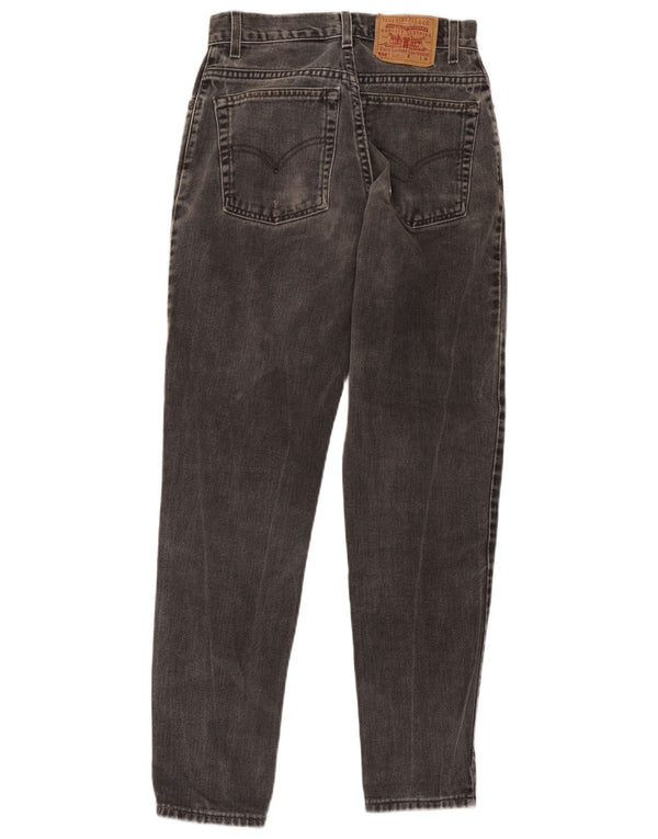 Blugi conici cu talie înaltă Levi's 550 pentru femei US 8 Medium W26 L30 gri