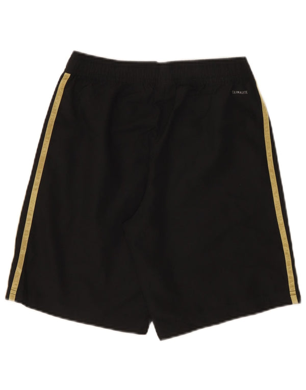 Pantaloni scurți sport adidas Climalite pentru băieți 11-12 ani poliester negru