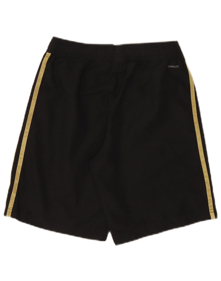 Pantaloni scurți sport adidas Climalite pentru băieți 11-12 ani poliester negru