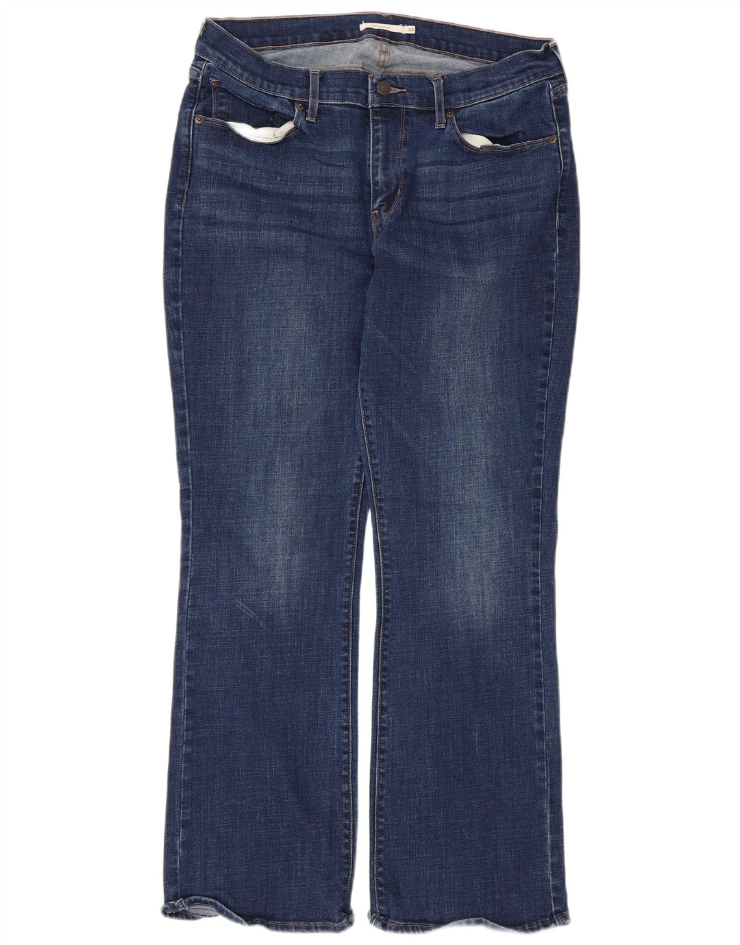 Blugi Levi's Curvy Bootcut W33 L30 Bumbac albastru