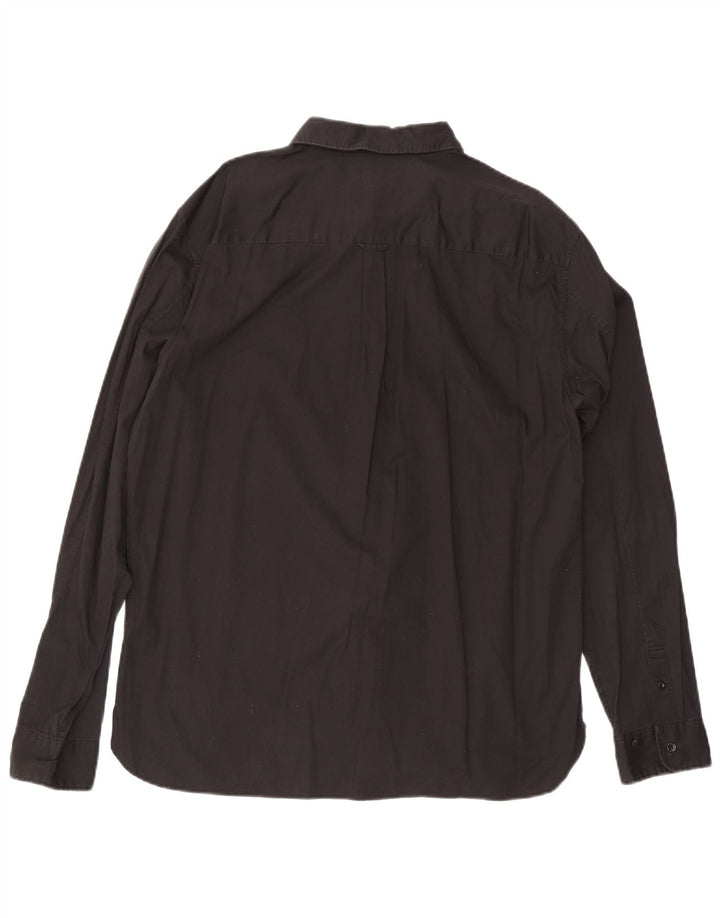 Cămașă pentru bărbați All Saints 2XL bumbac negru