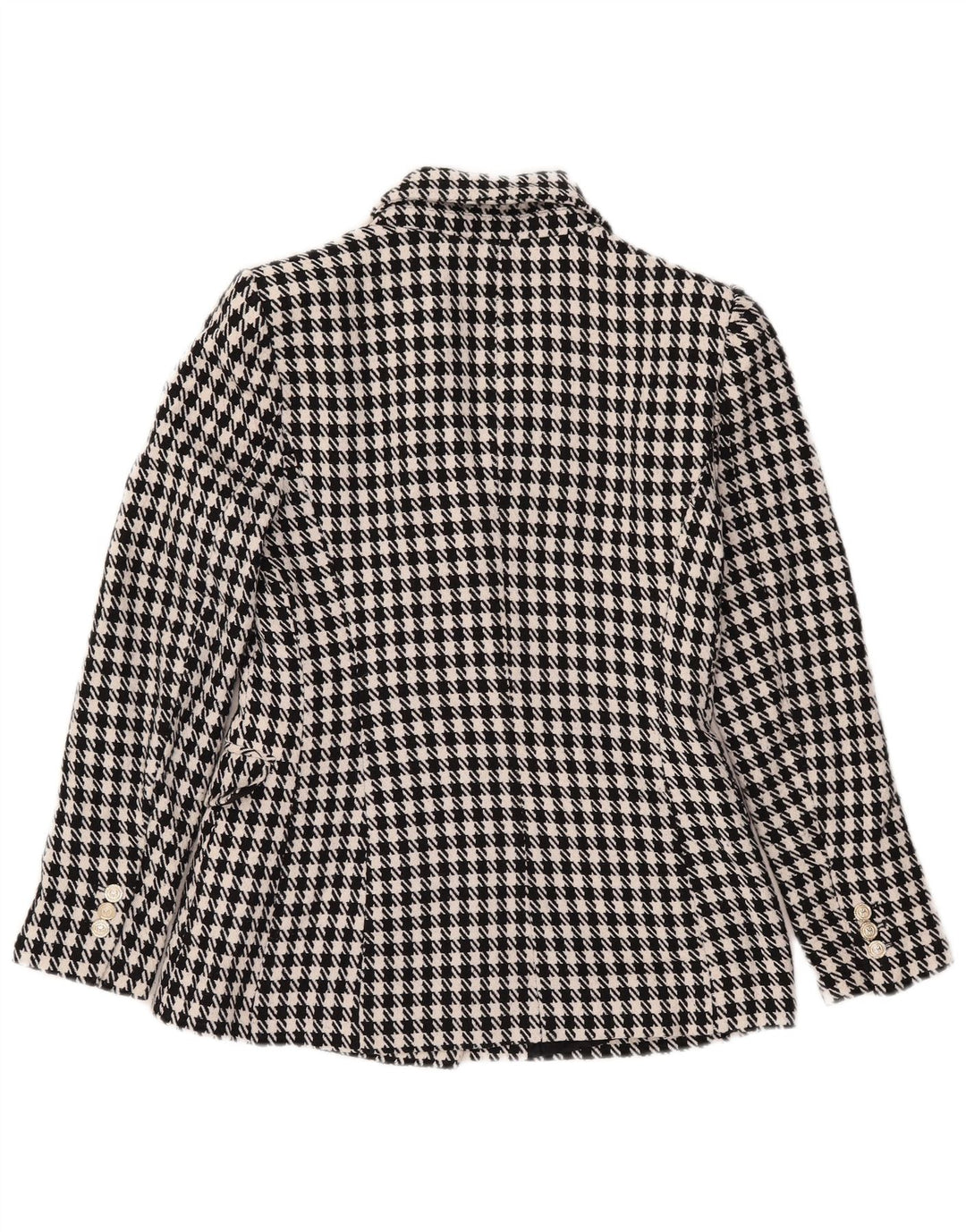 Jachetă Blazer pentru femei la dublu piept Zara UK 10, picior de găin negru mic