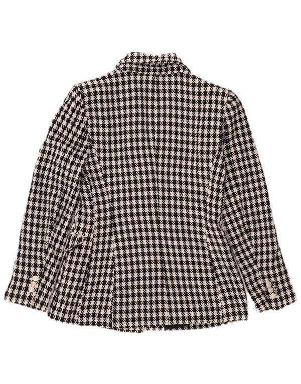 Jachetă Blazer pentru femei la dublu piept Zara UK 10, picior de găin negru mic