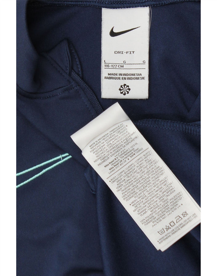 Trening pentru băieți Dri Fit Pullover Top 12-13 ani, mare, bleumarin