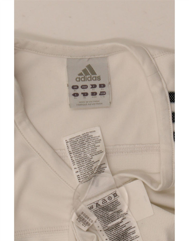 Tricou Adidas Climacool pentru bărbați Top XL Poliester alb