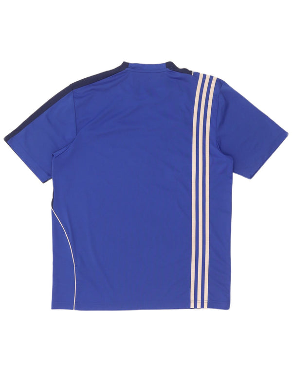 Tricou Adidas Climalite Graphic Top UK 40/42 Medium Blue Colorblock