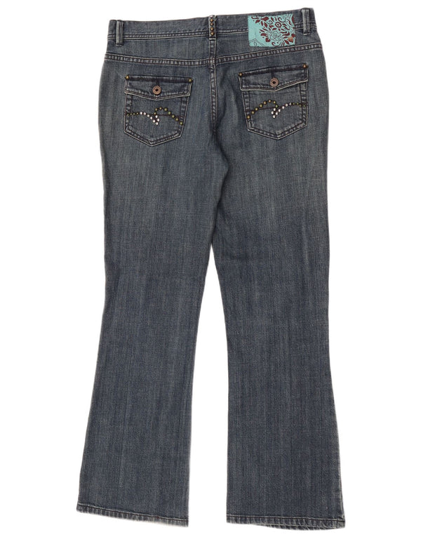 Monsoon Womens Bootcut Jeans UK 12 Medium W32 L30 Blue Cotton