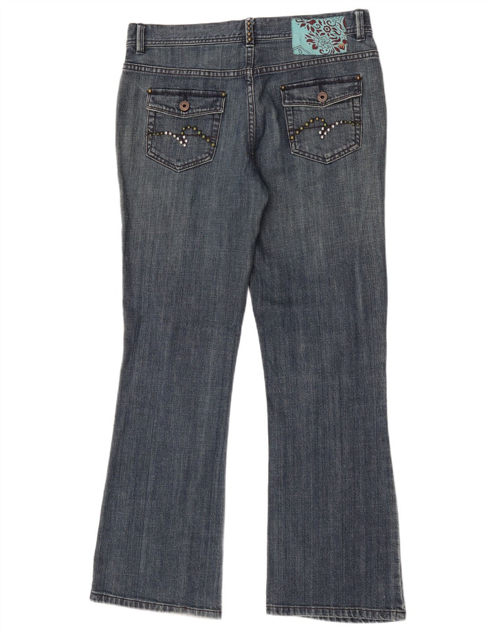 Blugi Bootcut pentru femei Monsoon UK 12 Medium W32 L30 Bumbac albastru