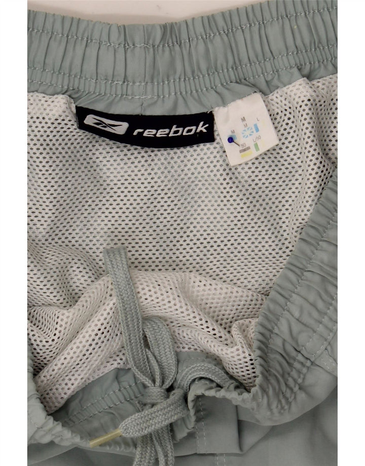 Pantaloni scurți sport pentru bărbați Reebok, poliester albastru mediu