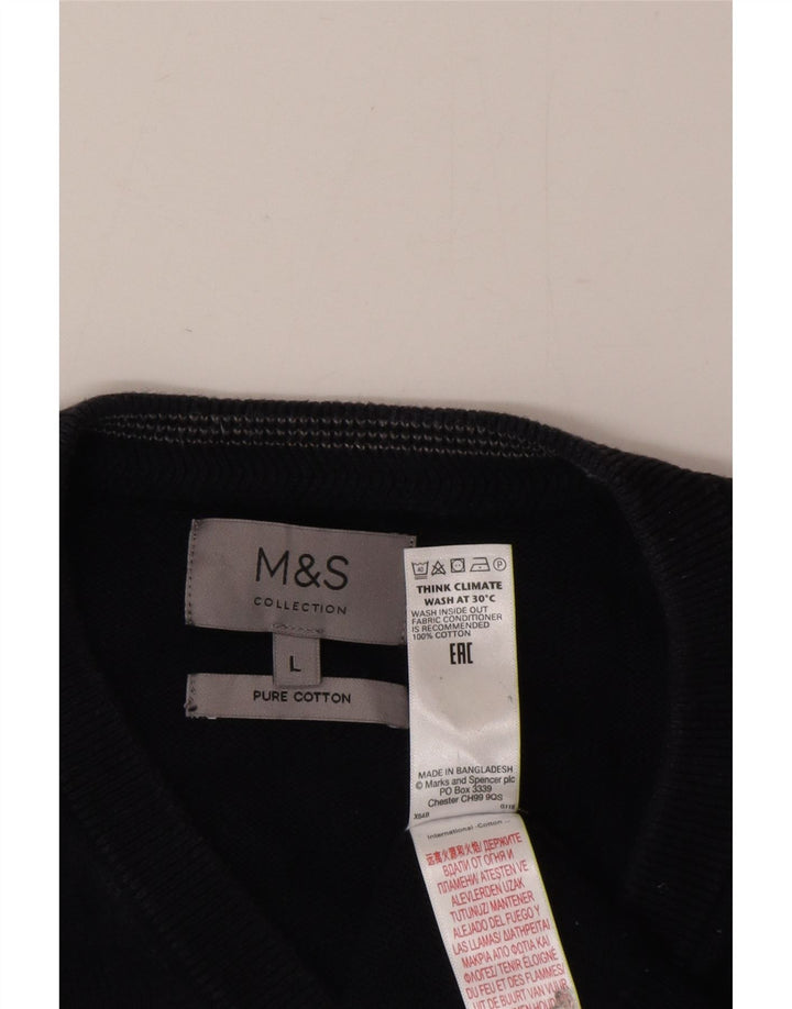 Marks & Spencer Vestă pentru bărbați Tank Top mare, bleumarin, bumbac