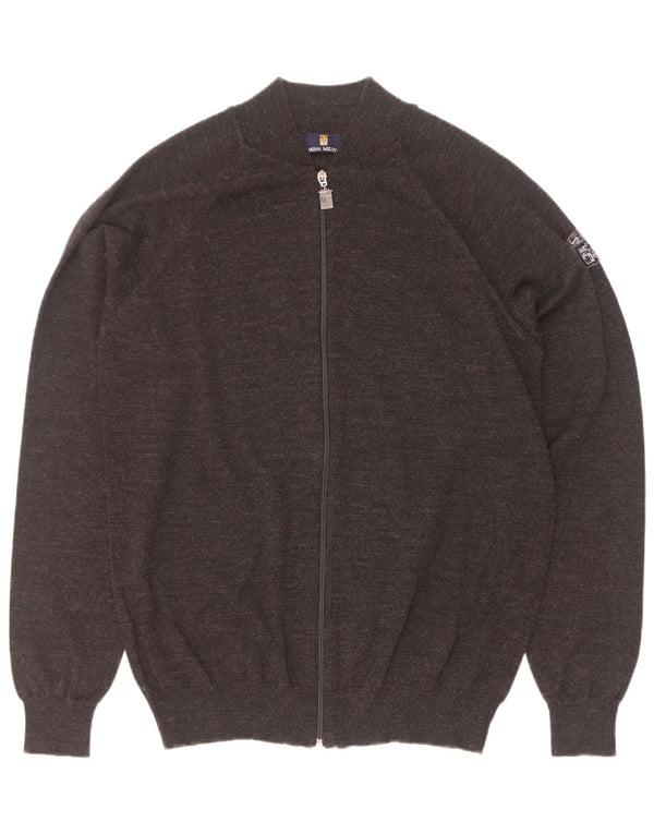 Pulover cardigan pentru bărbați Marina Militare 2XL gri