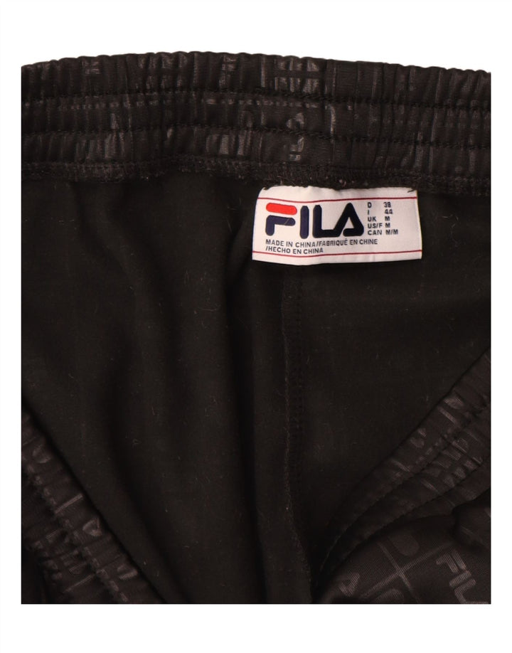 Pantaloni de trening cu grafic pentru femei Fila UK 14 Medium Black Colorblock