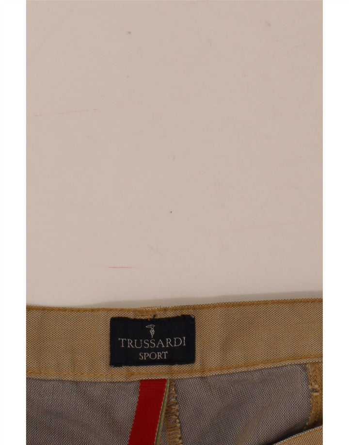 Trussardi pantaloni scurți chino pentru bărbați W38 XL bej
