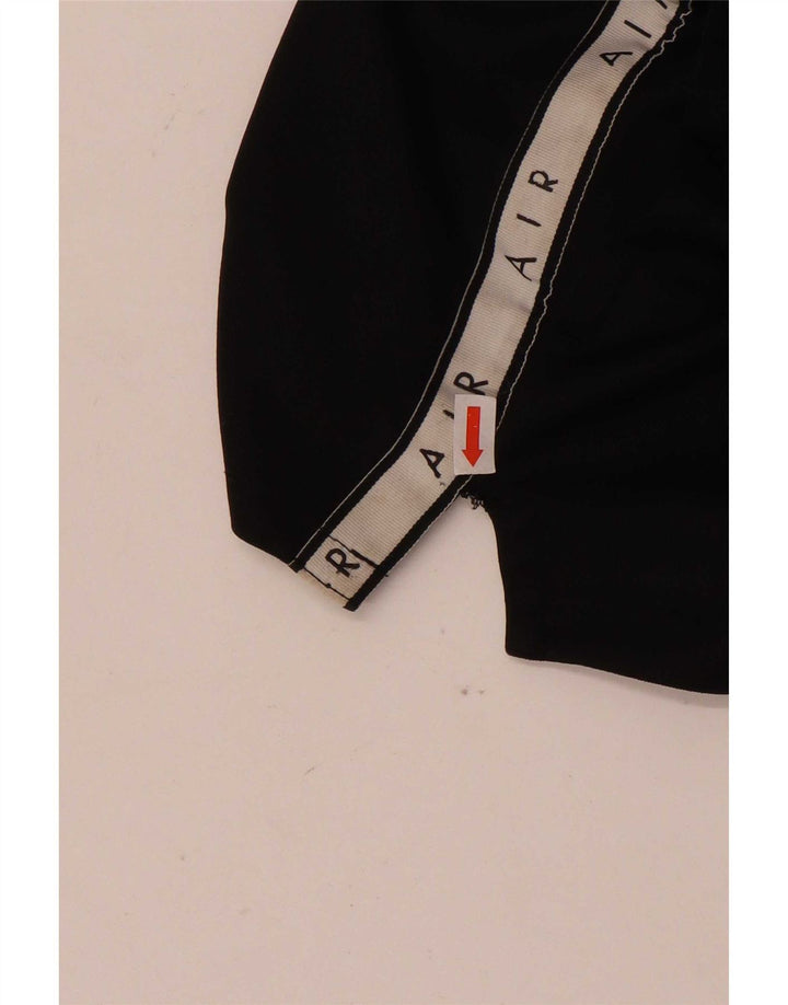 Pantaloni scurti sport grafic Nike pentru femei UK 14 Medium Black Colorblock Poliester