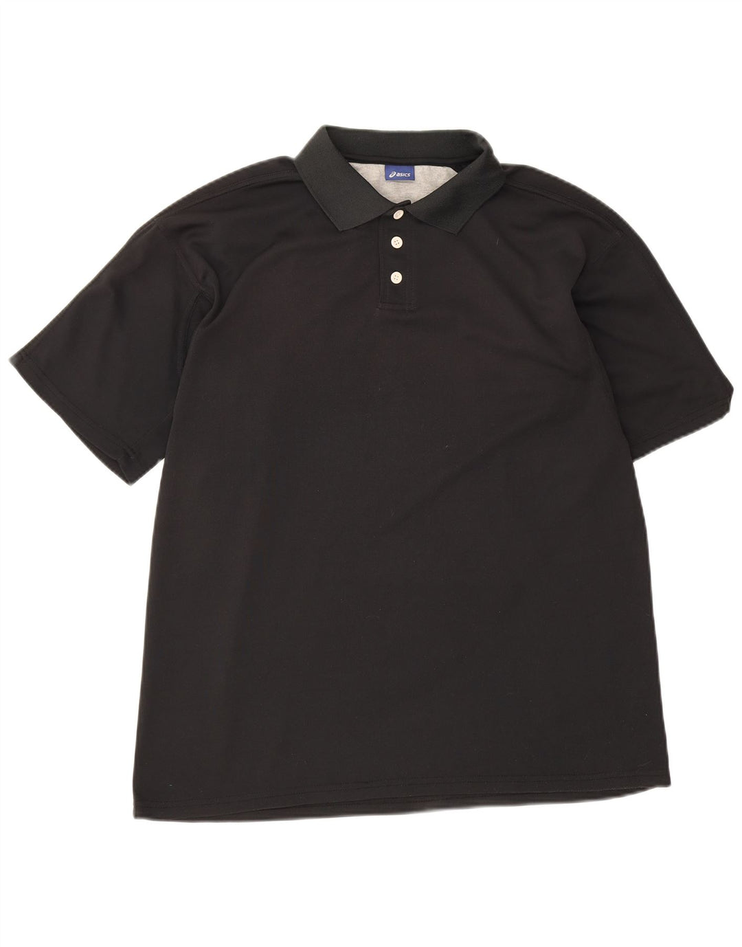 Tricou polo pentru bărbați Asics XL poliester negru