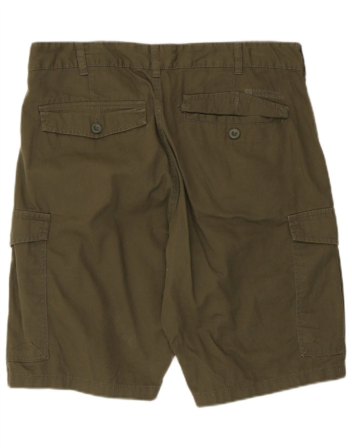 Pantaloni scurți cargo pentru bărbați Mountain Warehouse W34, bumbac mare kaki