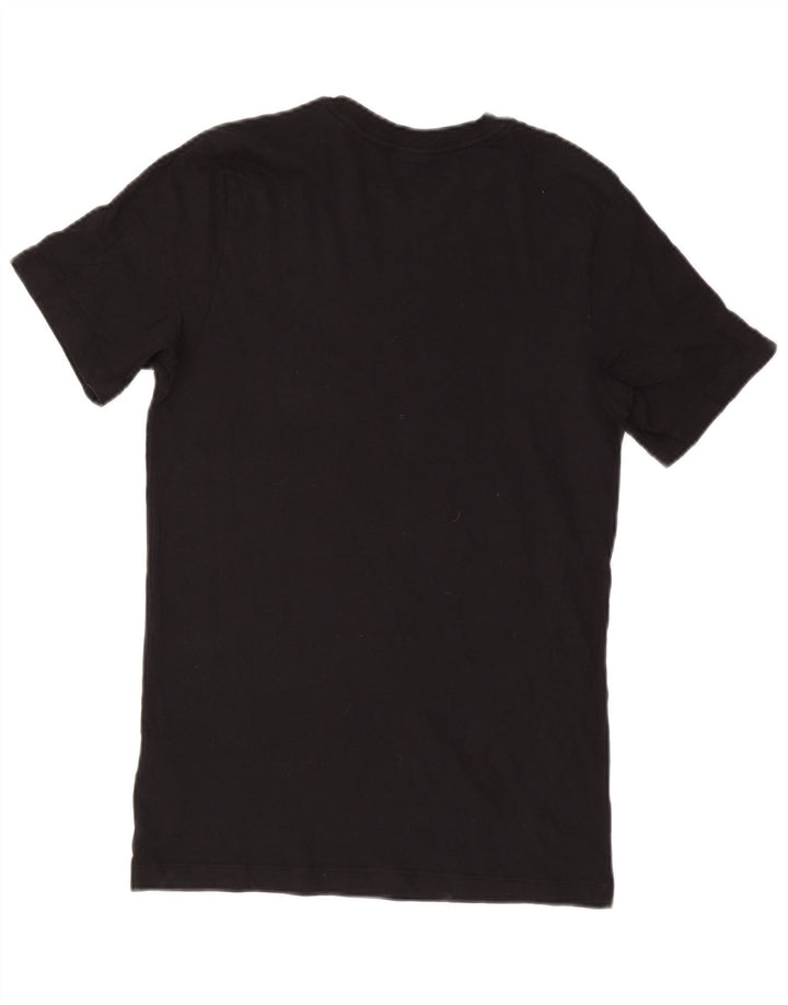 Tricou grafic Nike pentru bărbați Top mic, negru, bumbac