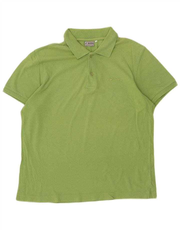 Tricou polo pentru bărbați Lotto XL verde
